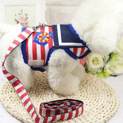 Navy Suit Harness Leash For Pets
