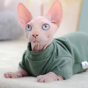 Warm Fleece Hoodie For Sphynx Cats