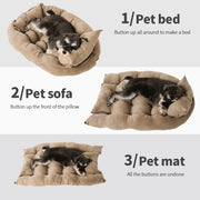Three In One Washable Pet Bed