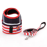 Navy Suit Harness Leash For Pets