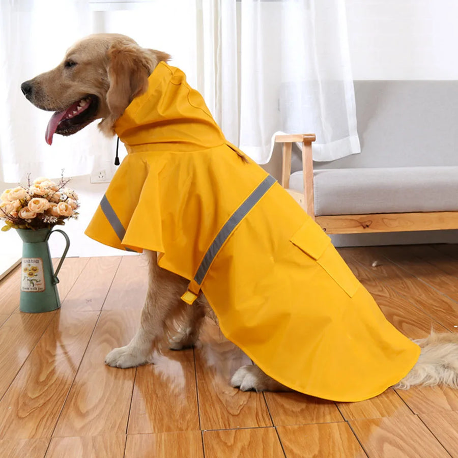 Solid Reflective Raincoat For Everyday Walks