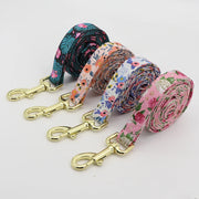 Custom Engraved Nylon Dog Collar Set