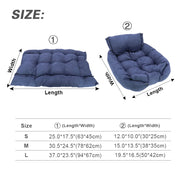 Three In One Washable Pet Bed
