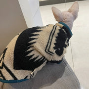 Green Zipper Jacket For Sphynx Cats