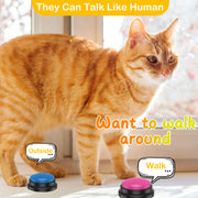 Recordable Pet Training Button Light Set
