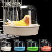 Hanging Bird Bath Cage Tub