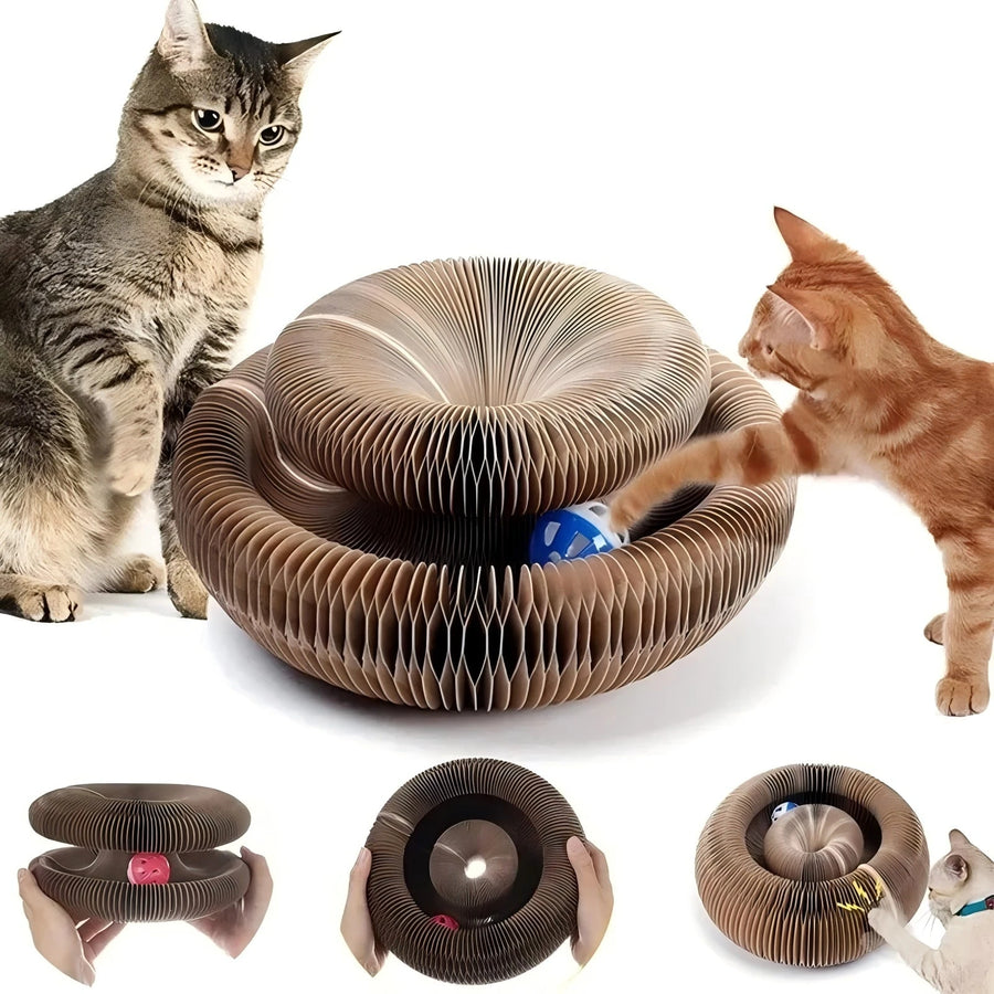 Round Cat Scratcher Ball Board