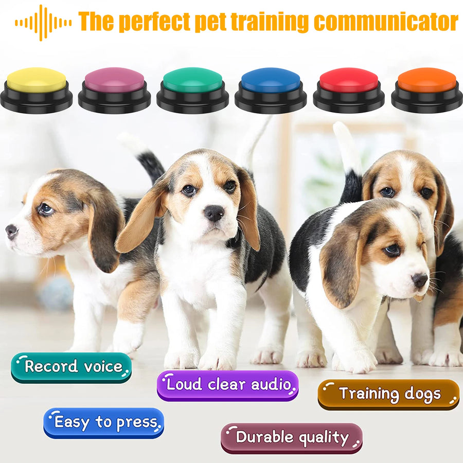 Recordable Pet Training Button Light Set
