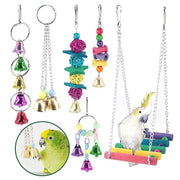 Colorful Parrot Biting Toy Set