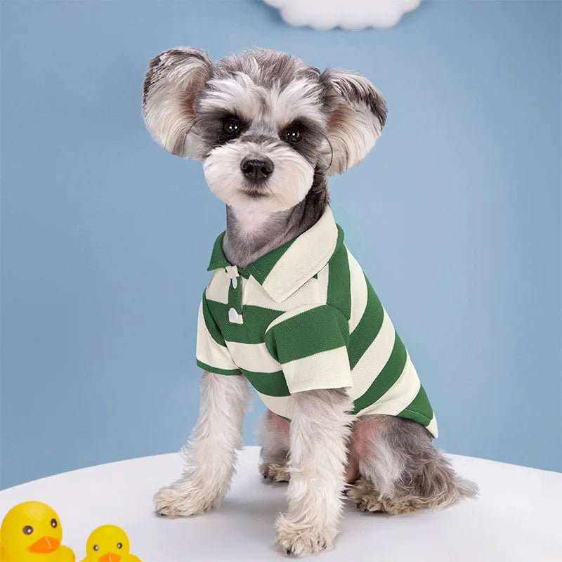 Summer Polo Shirt For Dogs Cats