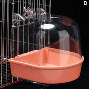 Hanging Bird Bath Cage Tub