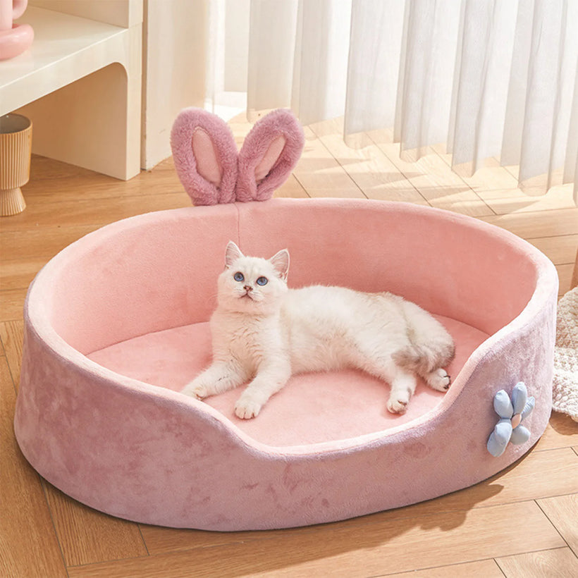 Washable Detachable Soft Pet Sleeping Bed