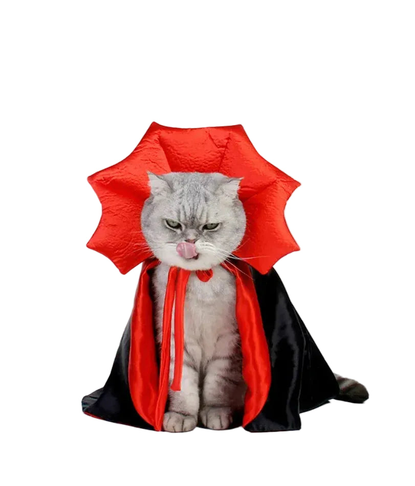 Halloween Vampire Cloak Costume For Pets