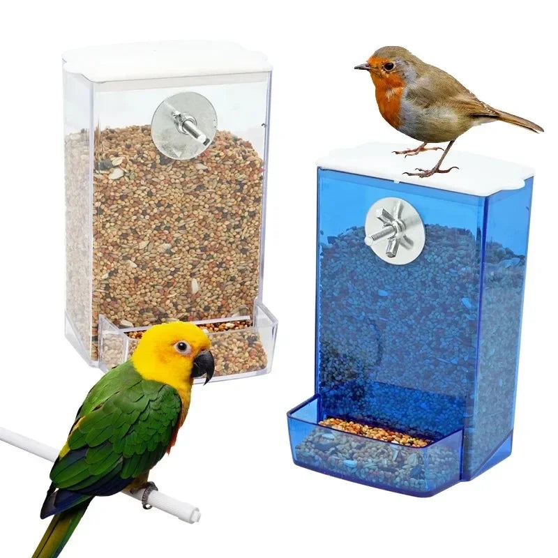Anti-Splash Bird Seed Feeder Box