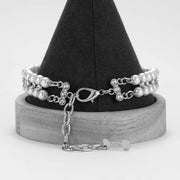 Pearl Rhinestone Pet Collar Necklace
