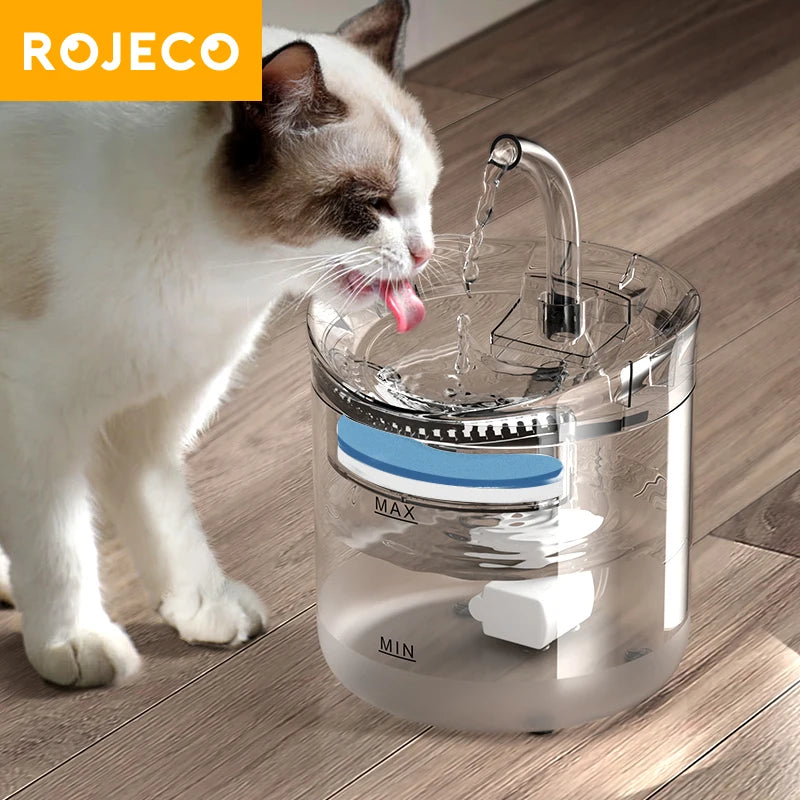 ROJECO Automatic Cat Water Fountain