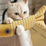 Plush Fish Cat Kicker Toy