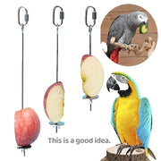 Stainless Bird Fruit Feeding Fork