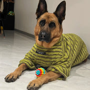 Striped Turtleneck Sweater For Medium Dogs