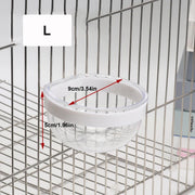 Detachable Transparent Bird Feeder Cup