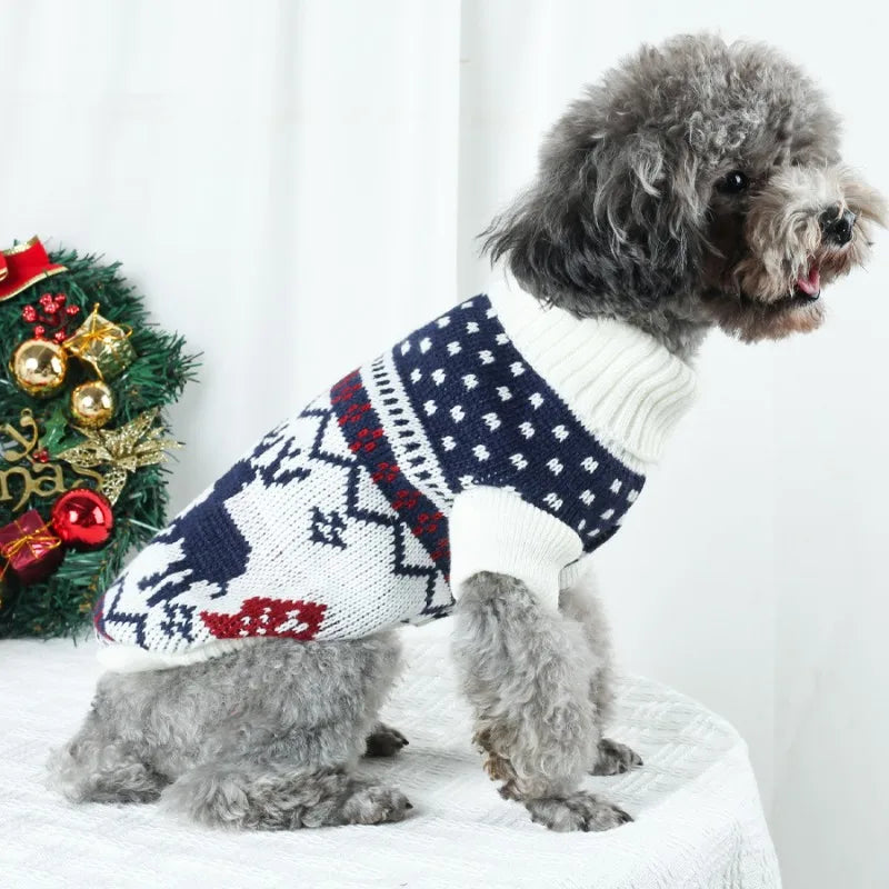 Christmas Knit Sweater For Small Dogs
