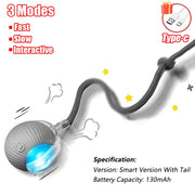 Rechargeable Rolling Mouse Cat Toy
