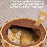 Felt Bathtub Cat House Scratching Bed