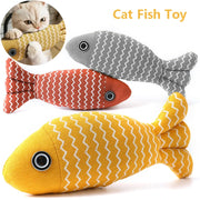 Plush Fish Cat Kicker Toy