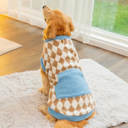 Warm Fleece Hoodie For Big Dogs