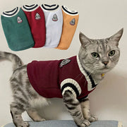 Collegiate Sweater Vest For Cats Dogs
