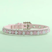 Pearl Rhinestone Pet Collar Necklace