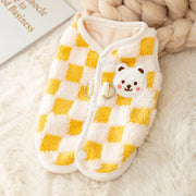 Bear Print Plush Pet Sweater Jacket