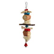 Natural Wood Parrot Chew Toy