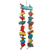 Colorful Parrot Biting Toy Set