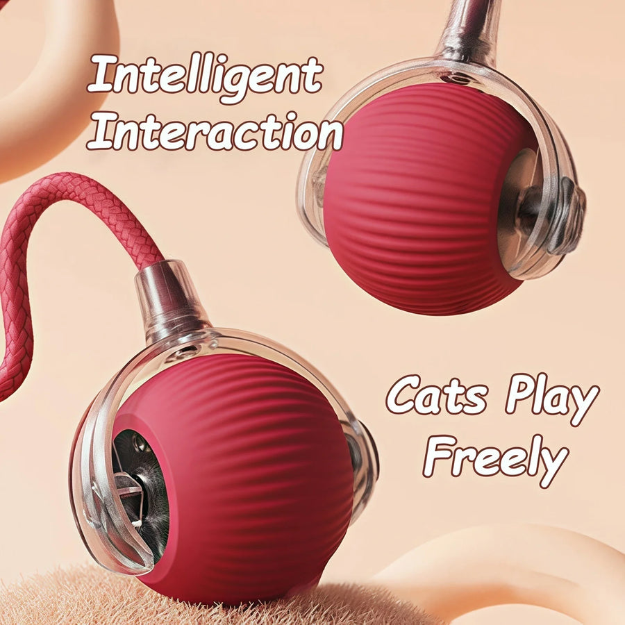 Rechargeable Rolling Mouse Cat Toy