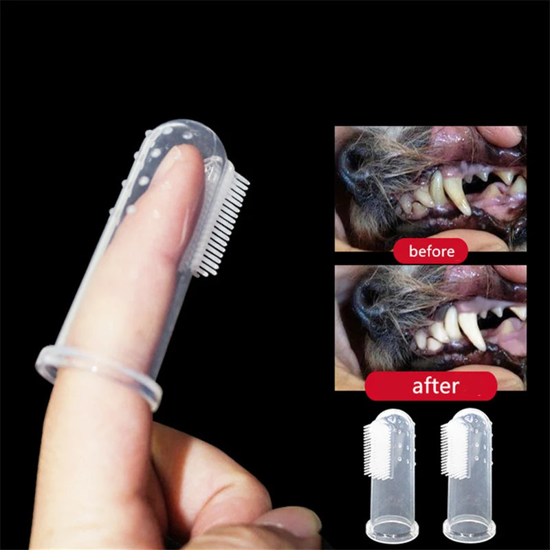 Soft Finger Toothbrush For Dog Dental Care