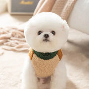 Brown Winter Cardigan For Teddy Dogs