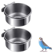 Stainless Steel Parrot Feeder Cup
