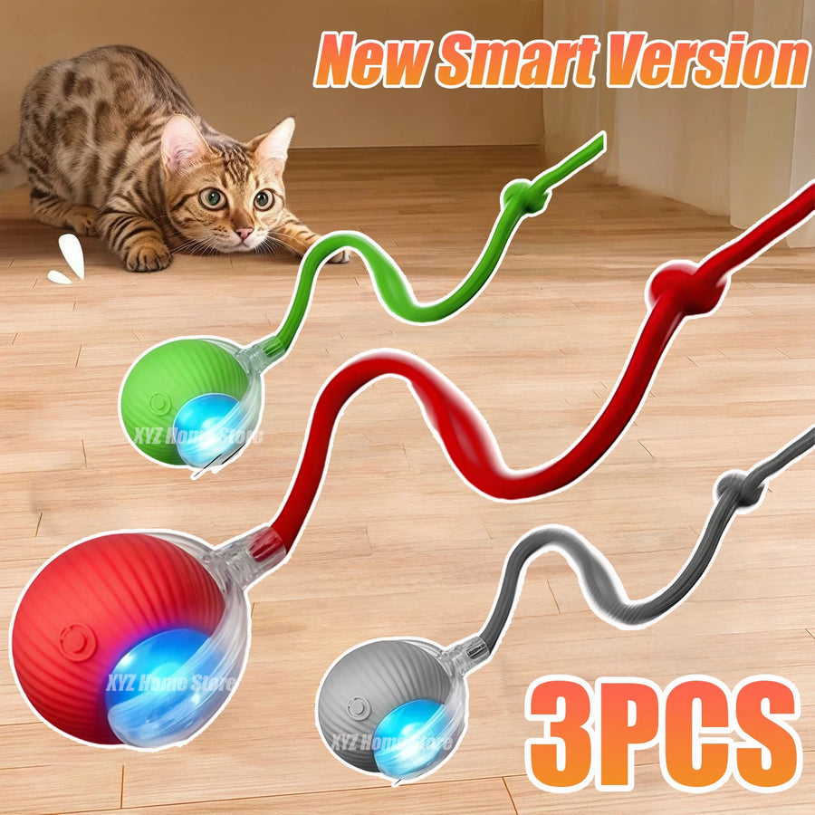 Rechargeable Rolling Mouse Cat Toy