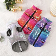 Rainbow Winter Vest For Small Dogs