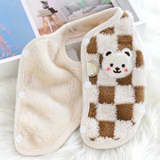 Bear Print Plush Pet Sweater Jacket