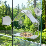 Clear Acrylic Window Bird Feeder