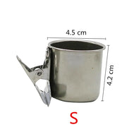 Clip-On Stainless Bird Feeding Bowl