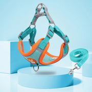 Step In Reflective Dog Harness Set