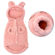 Warm Pink Jacket For Small Pets