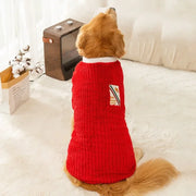 Warm Fleece Hoodie For Big Dogs