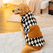 Warm Fleece Hoodie For Big Dogs