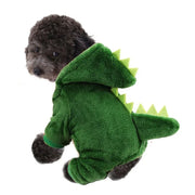 Dinosaur Fleece Hoodie For Cats Dogs