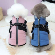 Reflective Harness Jacket For Windy Walks