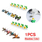 Electric Butterfly Teaser Cat Toy